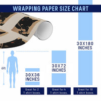 Kawaii Cat Eating Sushi Wrapping Paper Roll Japanese Anime Manga Otaku Retro Vintage Graphic