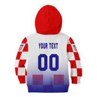(Custom) Croatia Euro Hoodie Kid Soccer - Wonder Print Shop