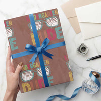 Kindergarten Dude Wrapping Paper Roll Funny First Day Back to School Student