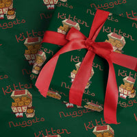 Kitten Nuggets Wrapping Paper Roll Funny Cat Lover Gift - Wonder Print Shop