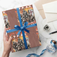 Knight Meme Wrapping Paper Roll Sir Cumcise Funny Bootleg Graphic - Wonder Print Shop