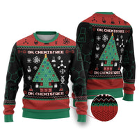 Oh Chemis Tree Science Lover Ugly Christmas Sweater - Wonder Print Shop