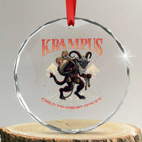 Krampus Crystal Glass Ornament Child Transport Service Spooky Christmas TS09