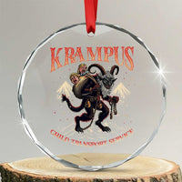 Krampus Crystal Glass Ornament Child Transport Service Spooky Christmas TS09