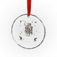 Krampus Crystal Glass Ornament Goth Xmas Krampus Reindeer Skull Ugly Sweater Evil Pajama TS10