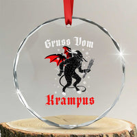 Krampus Crystal Glass Ornament Scary Horror Goth Xmas Gruss Von Krampus TS10