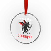 Krampus Crystal Glass Ornament Scary Horror Goth Xmas Gruss Von Krampus TS10