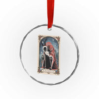 Krampus Crystal Glass Ornament Tarot Card Xmas Horror Ugly Sweater Evil Pajama TS10