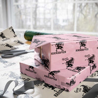 Krampus Wrapping Paper Roll Gruss Vom Greetings
