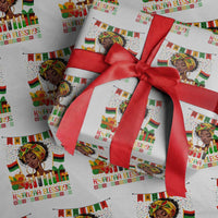 Kwanzaa Blessings African Woman Wrapping Paper Roll Umoja Seven Principles Family Gift - Wonder Print Shop