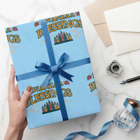 Kwanzaa Blessings Wrapping Paper Roll African Heritage Celebration Gift - Wonder Print Shop