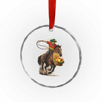 Kwanzaa Cowboy Crystal Glass Ornament Funny African American Festival Gift TS12
