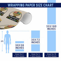 Kwanzaa Is Lit Wrapping Paper Roll Funny African American Holiday Gift - Wonder Print Shop