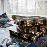 Kwanzaa Nurse Pride Wrapping Paper Roll African Heritage Holiday Gift - Wonder Print Shop
