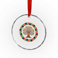 Kwanzaa Tree Of Life Crystal Glass Ornament African American Holiday Gift TS12