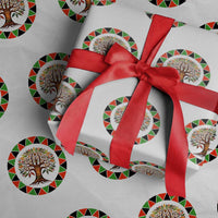 Kwanzaa Tree Of Life Wrapping Paper Roll African American Holiday Gift - Wonder Print Shop