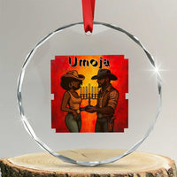 Kwanzaa Umoja Togetherness Crystal Glass Ornament Cowboy Cowgirl African Heritage Gift TS12
