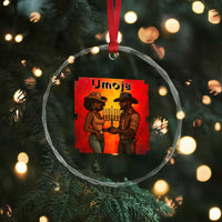 Kwanzaa Umoja Togetherness Crystal Glass Ornament Cowboy Cowgirl African Heritage Gift TS12