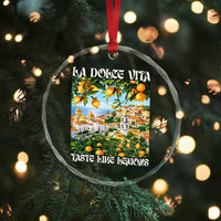 La Dolce Vita Taste Like Lemons Crystal Glass Ornament Retro Italian Village Citrus Summer Wanderlusters TS02