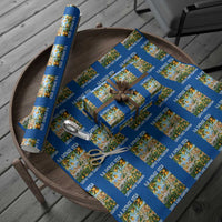 La Dolce Vita Taste Like Lemons Wrapping Paper Roll Retro Italian Village Citrus Summer Wanderlusters - Wonder Print Shop
