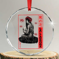 La Llorona Crystal Glass Ornament Folklore Japanese Spider Lily Soft Grunge Anime Aesthetic Flower TS10