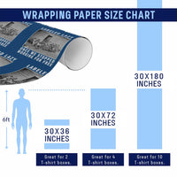 Labeled Lazy Once We Stopped Working For Free Wrapping Paper Roll