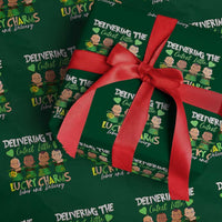 Labor and Delivery Nurse St Patrick's Day Wrapping Paper Roll Delivering The Cutest Little Lucky Charms - Wonder Print Shop