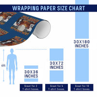 Lactose Intolerant Meme Wrapping Paper Roll Milk Makes My Tummy Hurt Vintage Bootleg Graphic