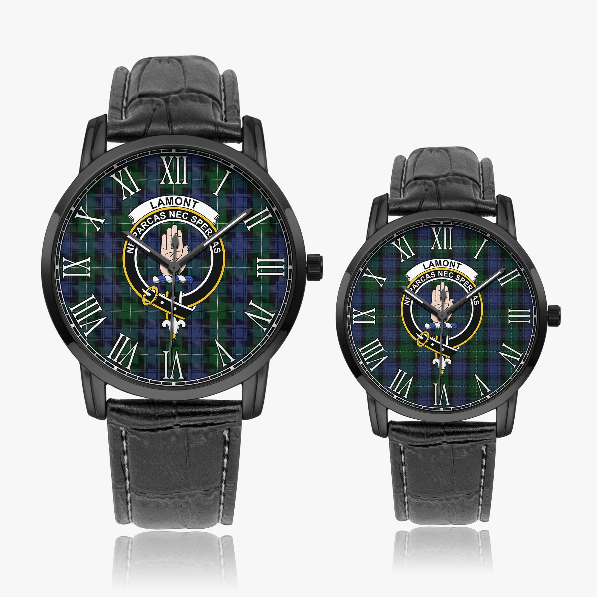 lamont-2-family-crest-quartz-watch-with-leather-strap-tartan-instafamous-quartz-leather-strap-watch