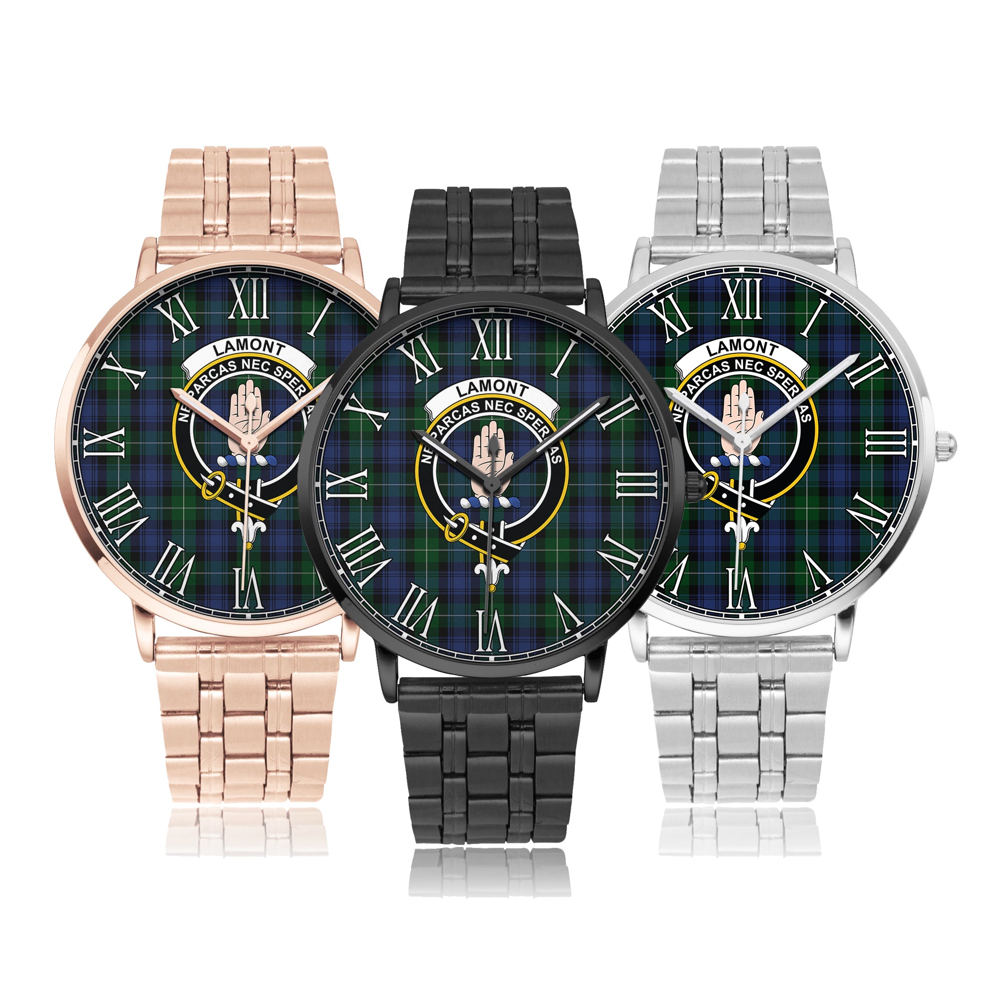 lamont-2-family-crest-quartz-watch-with-stainless-steel-trap-tartan-instafamous-quartz-stainless-steel-watch