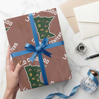 Land of 10000 Learing Centers Funny Minnesota Meme Wrapping Paper Roll Viral Education Typo Parody - Wonder Print Shop