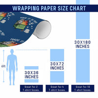 Last Day of School Wrapping Paper Roll Funny Raccoon Dumpster Fire Made It To May Teacher