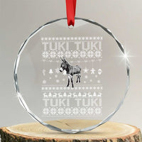Latin American Xmas Crystal Glass Ornament Tuki Tuki Mi Burrito Latino Ugly Christmas TS02