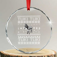 Latin American Xmas Crystal Glass Ornament Tuki Tuki Mi Burrito Latino Ugly Christmas TS02