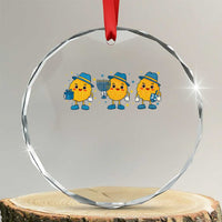 Latke For The Holidays Crystal Glass Ornament Hanukkah Jewish Christmas Gift TS12