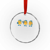Latke For The Holidays Crystal Glass Ornament Hanukkah Jewish Christmas Gift TS12