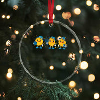 Latke For The Holidays Crystal Glass Ornament Hanukkah Jewish Christmas Gift TS12