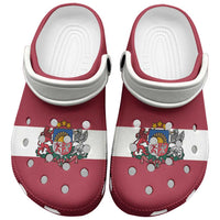 Latvia Clogs Shoes Flag Color Inspiration - Wonder Print Shop