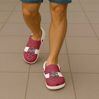 Latvia Clogs Shoes Flag Color Inspiration - Wonder Print Shop