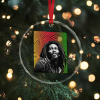 Legend Bob Crystal Glass Ornament One Love The Reggae Vintage Graphic TS02