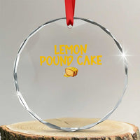 Lemon Pound Cake Team Crystal Glass Ornament Viral Meme Dessert Parody Internet Culture Fans