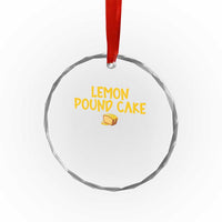 Lemon Pound Cake Team Crystal Glass Ornament Viral Meme Dessert Parody Internet Culture Fans