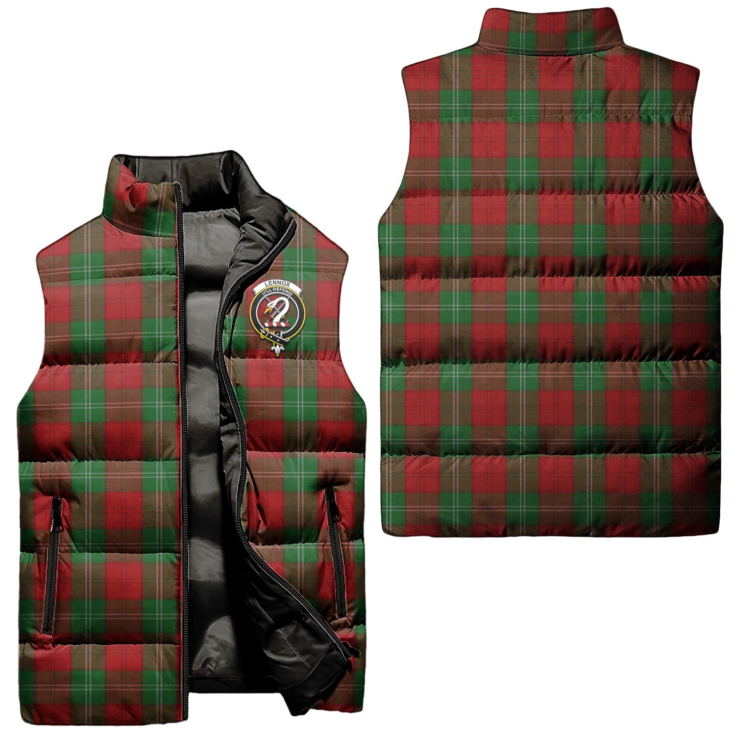 lennox-clan-puffer-vest-family-crest-plaid-sleeveless-down-jacket