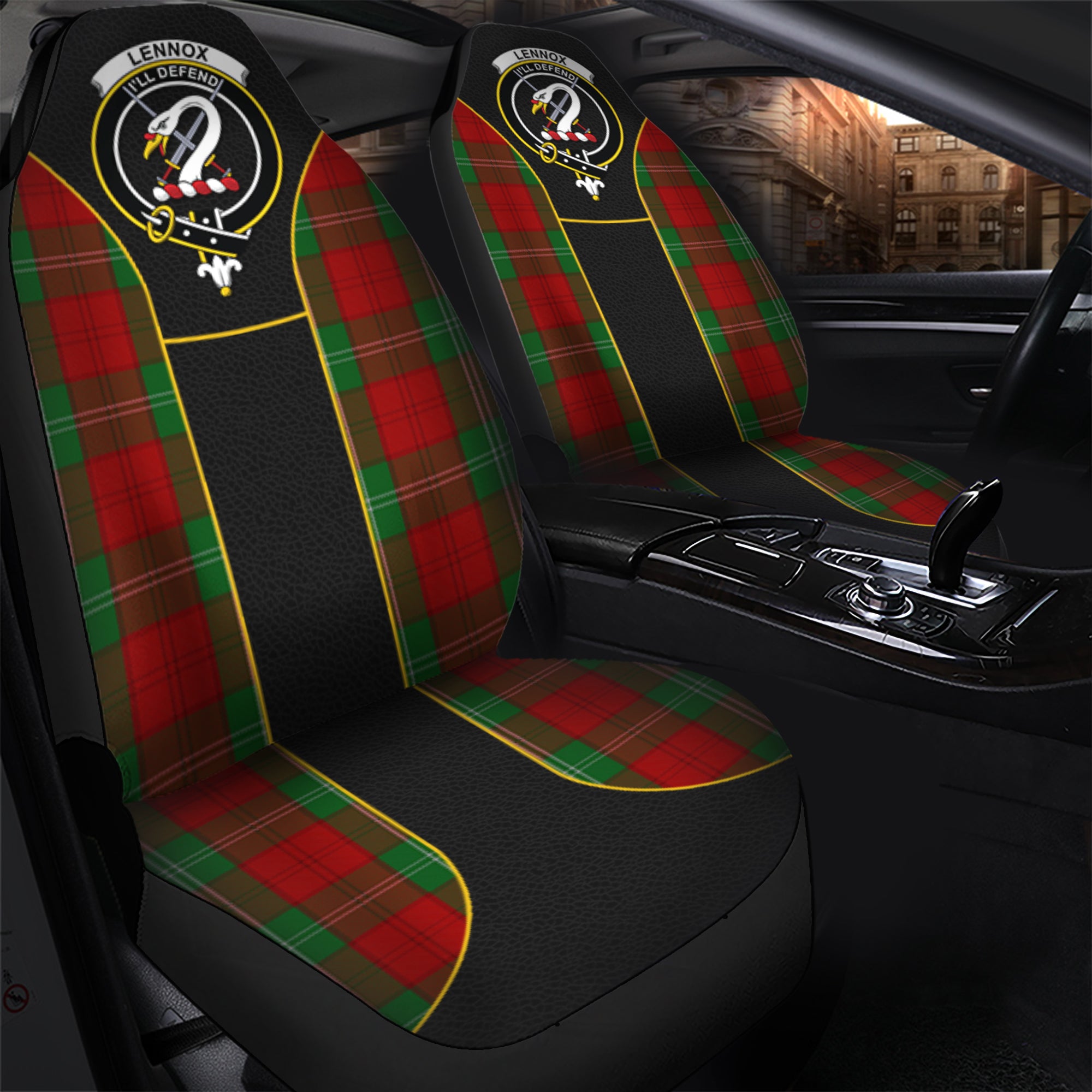 scottish-lennox-tartan-crest-car-seat-cover-special-style