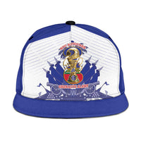 Les Grenadiers Haiti Football Snapback Cap 2026 Nou Retounen White Version - Wonder Print Shop