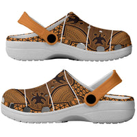 Lesotho Seanamarena Clogs Shoes Basotho Traditional Blanket Style - Orange - Wonder Print Shop