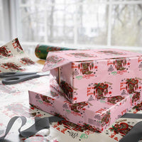 Let Us Go Girls Wrapping Paper Roll Christmas Cowgirl Boots - Wonder Print Shop