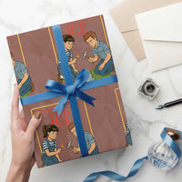 Let’s Destroy ICE Wrapping Paper Roll Retro Parody Protest with Satirical Childhood Graphic