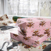 Lets Fiesta Cinco de May Wrapping Paper Roll Funny Chicken Playing Guitar