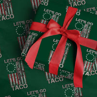 Let’s Go Taco Betsy Ross Flag Wrapping Paper Roll Vintage Patriotic Rifle Gun Rights - Wonder Print Shop
